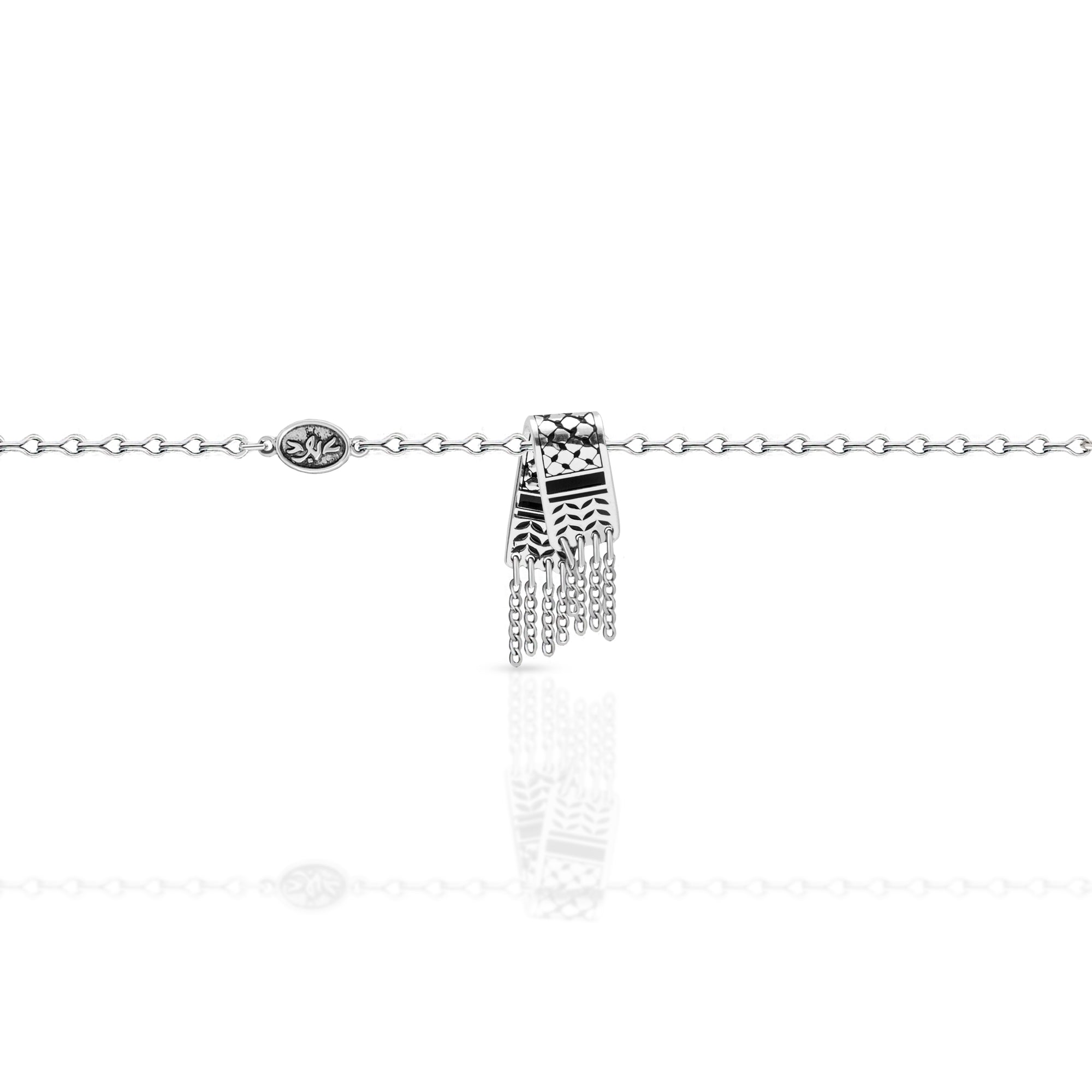 Palestinian Weshah silver bracelet
