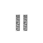 We find happiness with the ones we love earrings