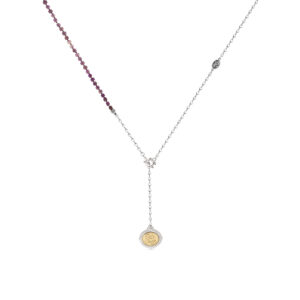 18K My Being Double Sided Beads Necklace - Amethyst